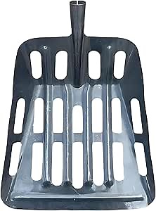Gardening Grain Shovel, Manganese Steel Farm Sieve Shovel, Spade Collect Corn Cob with Mesh for Gardening Farm Tools