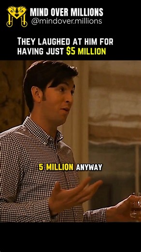Mind Over Millions on Instagram: "In Succession, Greg thinks he’s set for life when he hears he’s inheriting $5 million. But his friends quickly brought him back to reality. “Five is a nightmare. Can’t retire, not worth it to work. You’ll just be the poorest rich person in America.” Sounds brutal for such an insane amount, but it's the harsh truth in today’s economy. What once felt like untouchable wealth can barely scratch the surface now. Inflation, lifestyle creep, and rising costs mean $5M i