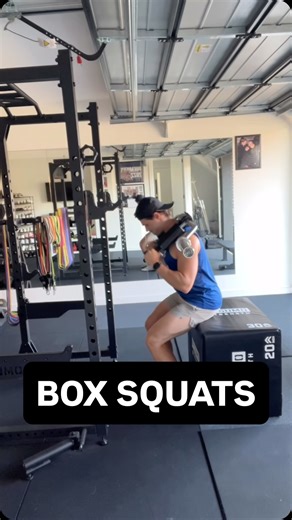 Alistair | Able Movement & Training on Instagram: "Box Squats are a great tool for learning squat mechanics for beginners, and developing power and speed in all-level athletes. Transferable to sports requiring high power output such as - Aussie Rules - Rugby - American Football - Basketball And more 3 phases 1. Preparation & bracing 2. Eccentric (down) 3. Concentric (up) Happy lifting #fitness #performance #strengthandconditioning #gym"