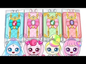 👑프린세스 캐치 티니핑 피규어 캐리어 블라인드백💖하츄핑,사뿐핑,아름핑,뽀니핑 Princess Catch Teenieping Heartsping