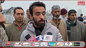 *Joibal Veeri Bijbehara Locals Demand Alternative Alignment for Railway Line, Hold Protest* ANANTNAG, DECEMBER 30 — Residents of Joibal Veeri area in Bijbehara staged a protest against the proposed railway line and four-lane road project, demanding an alternative alignment to protect residential areas, orchards, and agricultural land. The protesters said that while they support development, the current alignment of the railway line would lead to large-scale displacement and affect the livelihood