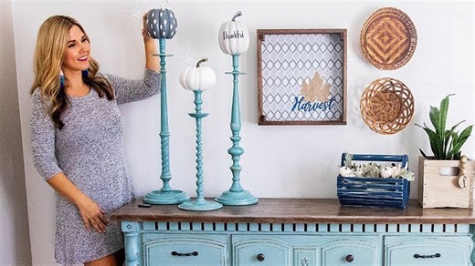 How she turned thrift store castoffs into fall farmhouse decor