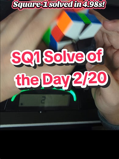 Square-1 Solve of the Day - February 20