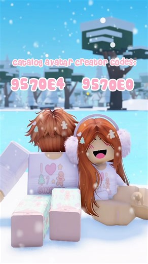 Roblox Christmas Ginger Matching Outfits with Codes (Girl and Boy)