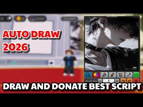 How To Draw Like This In Draw And Donate Roblox 2026 - Draw And Donate Auto Draw Script
