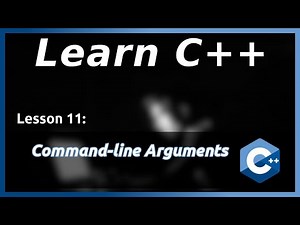 Command-line Arguments - C++ Tutorial (Part 11)