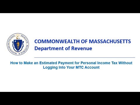 How to Make an Estimated Payment for Personal Income Tax Without Logging Into MTC