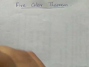 Five color theorem - Ch 3 - video 9