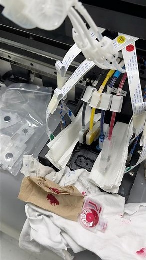 How to change your DTF printer dampers PART 1 #shorts #dtf #dtfprinting #howto