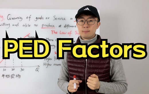 PED factors-影响PED需求弹性的因素