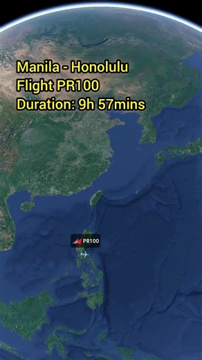 Flight Routes from Philippines to Hawaii
