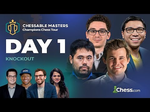 Carlsen, Caruana, So, and Nakamura Headline the Chessable Masters 2023! | Day 1 - CCT Knockout Stage