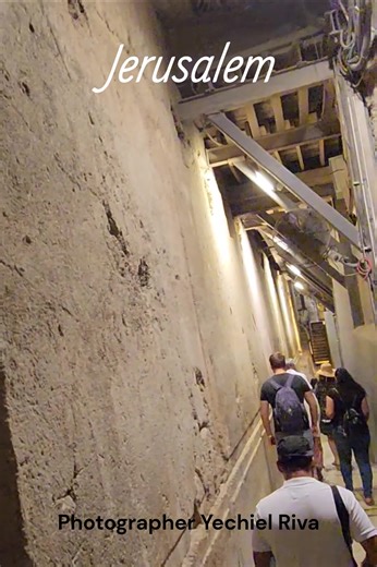 8.3K views · 641 reactions | Israel, Jerusalem - The Western Wall Tunnels are a fascinating archaeological site in Jerusalem, inviting visitors on an underground journey along the Western Wall. The tour reveals impressive remains from the Second Temple period, including ancient streets, ritual baths (mikvaot), and public structures. This unique experience blends history, archaeology, and spirituality—offering a rare glimpse into Jerusalem’s past. | Support Israel by Pictures | Facebook