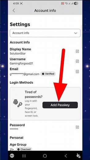 How to Add Passkey in Roblox Mobile | Add Passkey on Roblox #AddRobloxPasskey