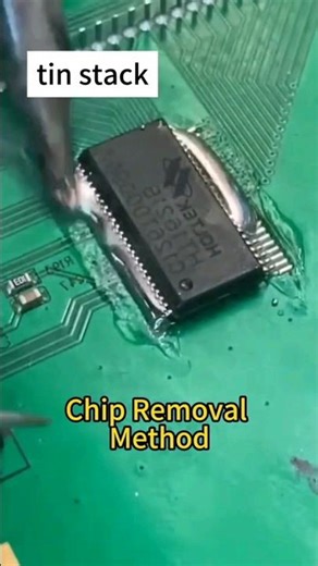 How to remove ic with out soldering gun /ic removing with soldering iron