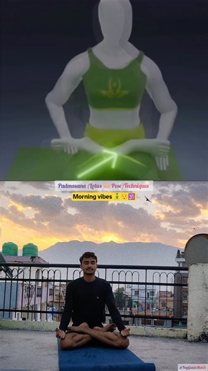 Unlock Your Inner Yogic Power 🌿#yoga #trending #viralshorts #padmasana #shorts