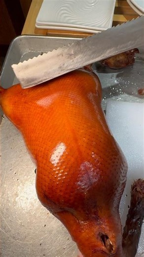 😱 You’ve Never Seen Peking Duck Cut Like This #food #viral #shorts