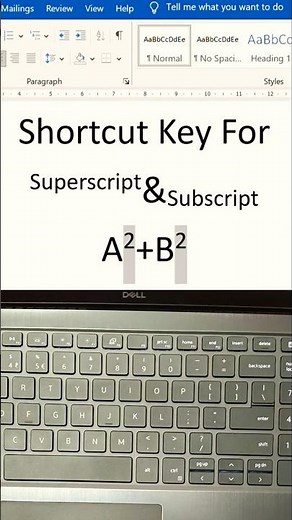 Shortcut key for superscript and subscript| Ms Word Hidden trick #shorts #shortvideo #microsoftword