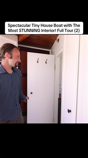 Spectacular Tiny House Boat with The Most STUNNING Interior! Full Tour (2)