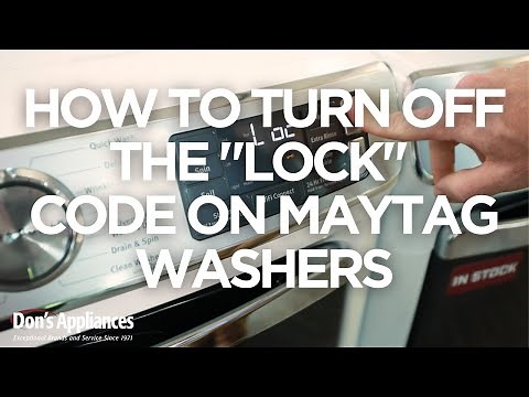 How to Turn Off LOC or LC Error Code on Washers | Whirlpool & Maytag
