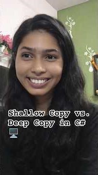 Shallow Copy vs. Deep Copy in C# Explained! 🚀 #Shorts #CSharp #programming