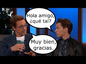 Avengers 4: Endgame Cast Speaking Different Languages | Tom Holland is the Best