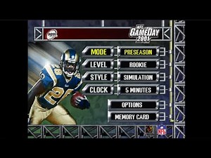 NFL GameDay 2001 - Sony PlayStation - Intro & Title Screen