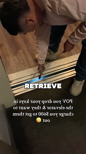 DIY Elevator Key Rescue Success Story🛗🪛