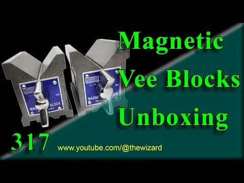 CNC4A - Magnetic Vee Blocks Unboxing