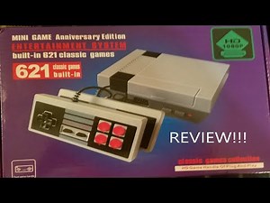 NES Clone Mini Game Anniversary Edition 621 Built In Games Review