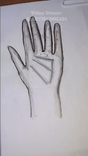 How to draw hands for beginners in easy and simple way #hands #art #sketch #drawing #howtodraw