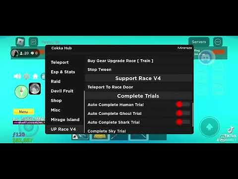 Showcase Auto Trial Race V4 + Auto Kill Player In Trial ( Speed UP ) | Cokka Hub
