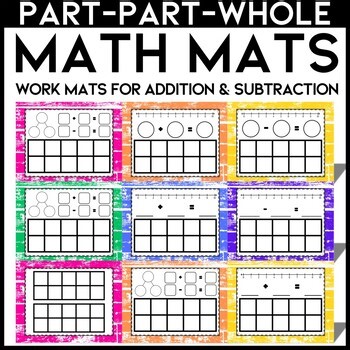 Ten Frame & Twenty Frame Math Mats | Addition & Subtraction Centers K–1