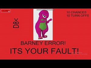 Barney Error Walkthrough - Bad Ending 1 (2016,17 Record Guy 626)