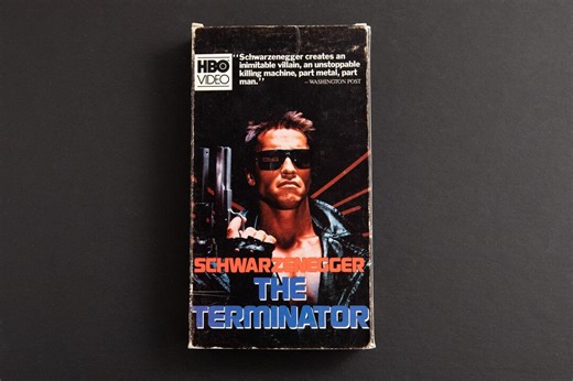The Terminator - 1984 - Vintage VHS Cassette - Arnold Schwarzenegger - Etsy