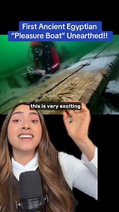 Archaeologists uncovered the first ever ancient Egyptian pleasure boat!! Pleasure boats in ancient Egypt have been written about and depicted in art, but we’ve never found one in real life until now!! AND there is the slightest chance that this boat may have belonged to Cleopatra 😮🤯 the research team can’t definitively say that for sure, but there are a few aspects that could point in that direction! Regardless, it is an incredibly exciting find that will hopefully shed more light on ancient E