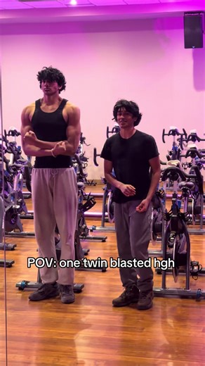 POV: Twin's HGH Transformation in the Gym