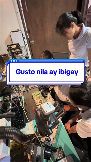 Gusto nila matuto sa laptop / hardware, kase pagod na daw sila sa programming, at gusto rin nila ma-explore ang iba pang aspects. Ibigay naten yan! #techydavid #david #ojt #intern #training