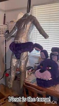 I Built a #Bonnie Suit from Scratch 👀 #FNaF #FiveNightsAtFreddys #FNaFSuit #FNaFCosplay #FNAFbonnie