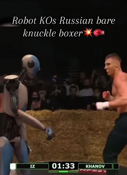 Robot KOs Russian Bare Knuckle Boxer
