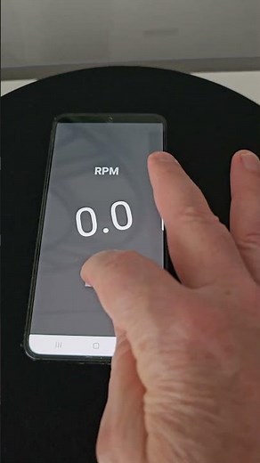 1st RPM Speed and Wow (for Android) Pro-Ject X1 Speed-Test