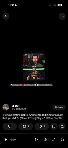 This is why i can’t stand this dude.
