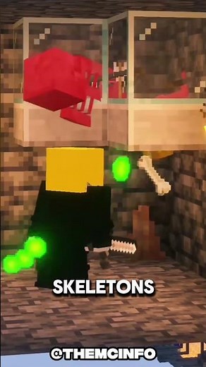 How To Build A Easy Skeleton Spawner Farm 💀 #mc #minecraft #minecraftstarter