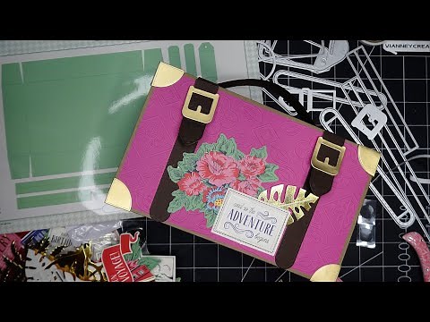Simply Made Crafts Suitcase Dies Review and Step-by-Step Tutorial! So Cute and Quick!
