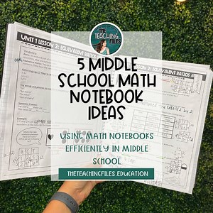 5 Middle School Math Notebook Ideas - The Teaching Files