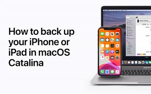 How to back up your iPhone or iPad in macOS Catalina — Apple Support