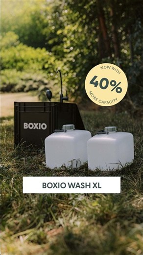 Get 40% More Capacity With the BOXIO WASH XL🌊