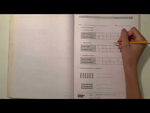 Eureka Math Grade 3 Module 3 Lesson 1 Homework | #mathwithaubrey #answers