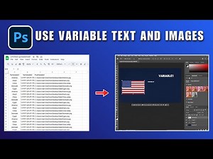 How to Use Variable Data, Text and Images in Adobe Photoshop 2026
