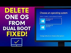 Safely Remove One OS from Dual Boot Setup in Windows 10 | FIXED Step-by-Step Guide